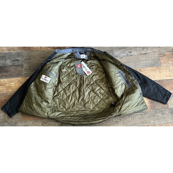 NEW Flint And Tinder Primaloft Waxed Quilted Puffer Snap Shirt Jacket Sz S - Picture 3 of 10
